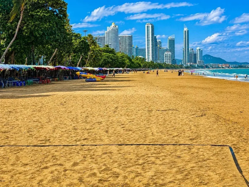 Jomtien Pattaya Beach Sign