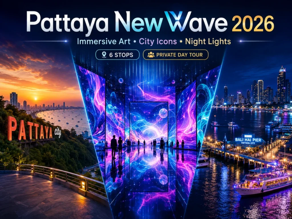 Pattaya New Wave 2026 – Immersive Art, City Icons & Night Lights – 6 Stops
